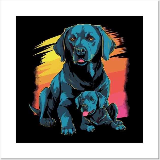 Labrador Retriever Fathers Day Wall Art by JH Mart